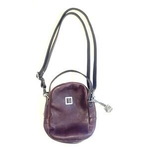 A.S. 98 Heidy Leather Crossbody Bag Handbag Purse Burgundy Wine